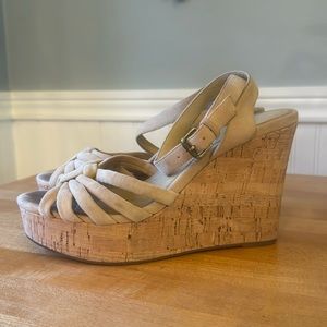 Splendid wedges ankle strap